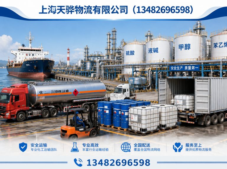 静安区化工原料物流展示图